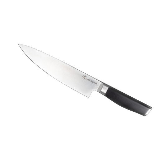 Brusletto kokkekniv 20cm stål/svart