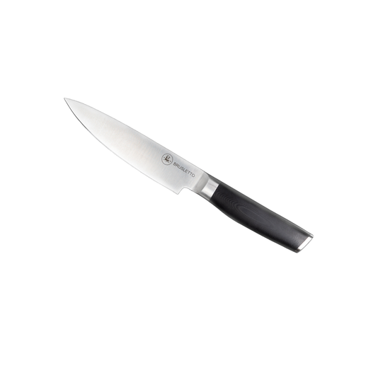 Brusletto kokkekniv l15cm stål/svart
